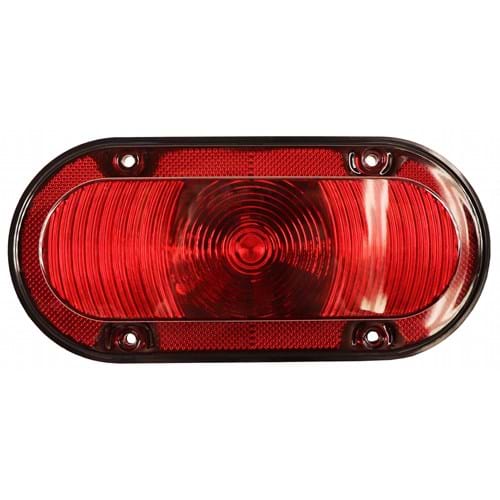 HR78825 Red LED Oval Warning Tail Light, 720 Lumens