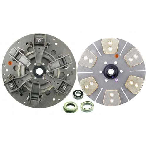 R31310NU2 KIT 12" Dual Stage Clutch Kit, w/ 6 Large Pad Disc & Bearings - New
