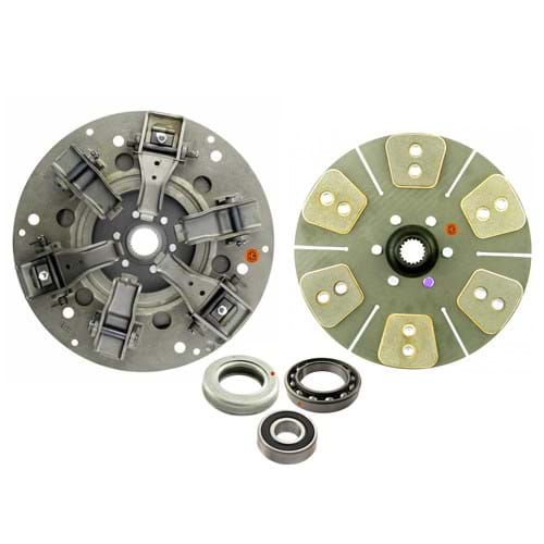 R41410NU2 KIT 12" Dual Stage Clutch Kit, w/ 6 Large Pad Disc & Bearings - New